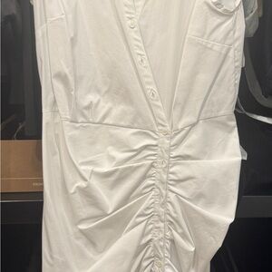 Veronica Beard White Button-Down Dress never worn